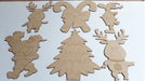Large Christmas Figures Ornaments 25cm MDF Pack of 25 Units 3