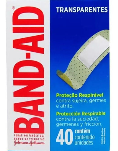 Johnson & Johnson Band-Aid Kit X3 Curitas Banditas Transparentes 40u 5