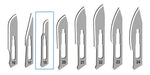 Printex Brand Disposable Scalpel Blades No.15 Box of 100 Units 2