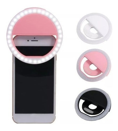 Aro Luz Led Selfie Celular Tablet Pc Linterna Anillo Fotos 3