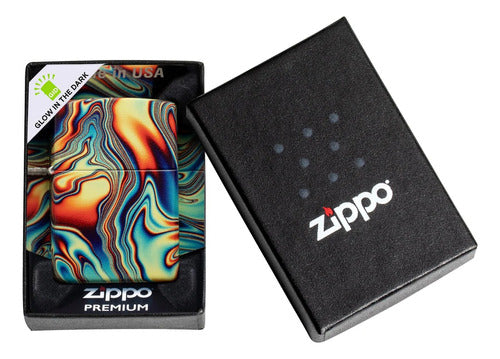 Zippo 48612 Colorful Night Glow Lighter with Warranty 1