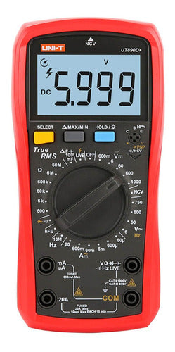 Uni-T Multimeter Digital True RMS UT890D+ 0