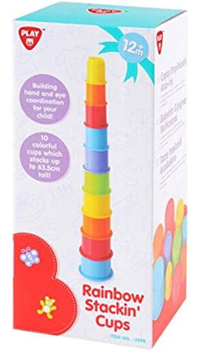 Playgo Baby Stacking Cups Juguetes Educativos Para Niños Peq 3