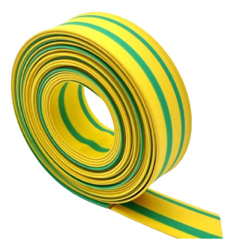 Termocontraible Verde/amarillo Pared Fina 13mm/6,5mm Pack 10 0