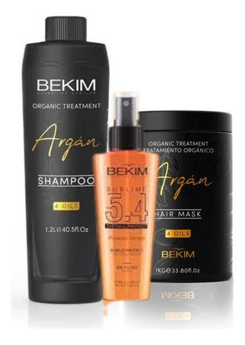 Fidelité Shampoo Argan X 1.2 L + Mascara Argan 1 Kg + Prot Termi Bekim 0