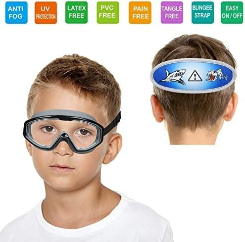 Kids Swimming Goggles Hydrocomfy Grey 1