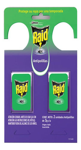 Raid Anti Polillas Percha - 6 Blister De 2 Perchas Cada Uno 1