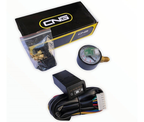 CNG Switch Key for Injection + Pressure Gauge 0