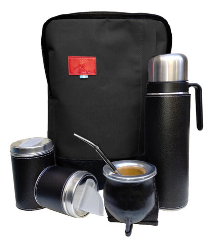 Regaleria Wendy Complete Mate Set with Steel Thermos, Yerbera, and Backpack 0