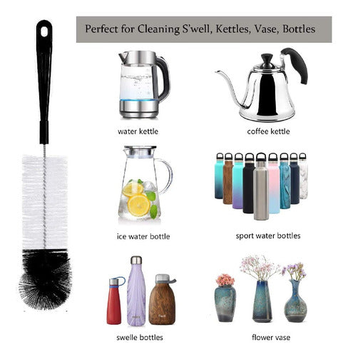 JTA STORE TECHNOLOGY Bottle Cleaning Brush Set - 5 Multi-Purpose Brushes 1