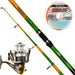 Fishing Rod and Reel Set for Deep-Sea Shore Fishing + 100m Nylon 0
