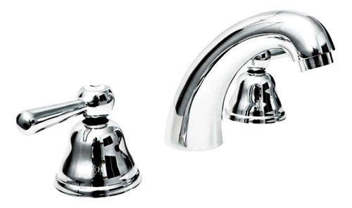 Aqualaf Itati Lever Ceramic Washbasin Bidet Faucet Set 1