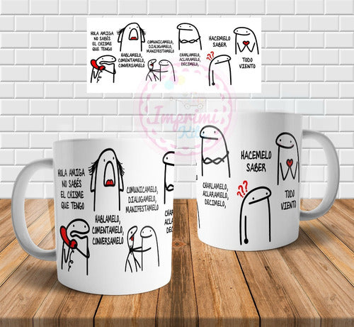 Imprimi Kits Diseño Plantilla Taza Flork Sublimar Tazas Chisme Meme 1