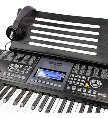 RockJam Electronic Keyboard 61 Keys Superkit 5