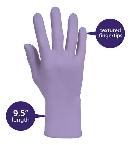 Kimberly-Clark Guantes De Examen De Nitrilo Lavanda (52818) 1