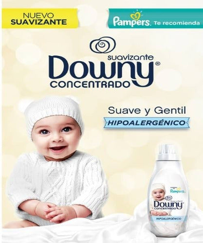 Downy Hipoalergénico Concentrated Fabric Softener 1 Liter x 6 Units 2