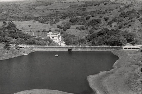 Represa De Cuñapirú En El Año 1962 Rivera - Lámina 45x30 Cm. 1