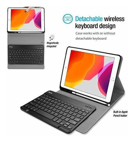 ProCase iPad 9 2021 / iPad 8 2020 / iPad 7 2019 Keyboard Case 1