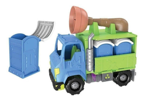 Flush Force Potty Wagon Truck with 4 Chemical Toilets Each 1