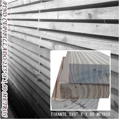 XM Pino Tirante 2x5 X 1.80 Mt Cepillado 1