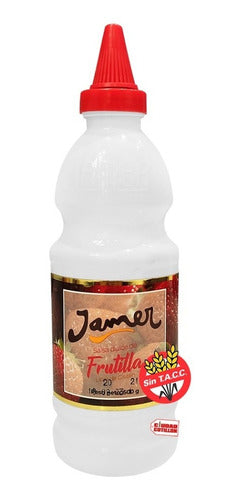 Gluten-Free Strawberry Syrup Sauce for Desserts 500g by JAMER 0
