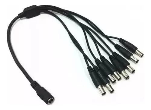 Splitter De Poder Para Cámaras Cctv De 1 Hembra A 8 Macho 1