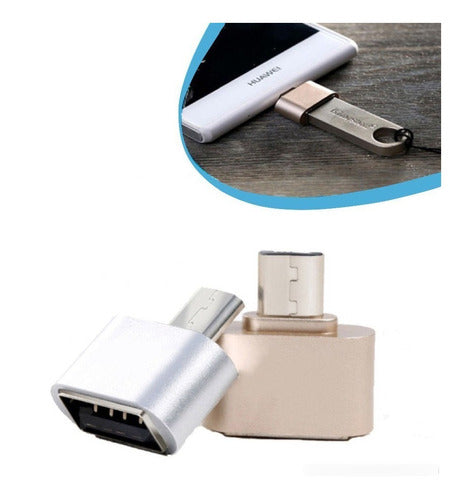 Mini OTG Micro USB Adapter for Cellphone Tablet - Invoice A / B 2