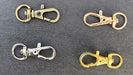 Pack of 4 33mm Spring Metal Snap Hooks for Holders, Keychains, and More - Gatuvia Bijou 4