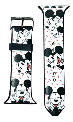 Disney Silicone Strap for Apple Watch Case 42-44-45 Mm 0