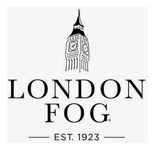 London Fog Warren Edredón Estampado Y A Rayas, Full/queen 3