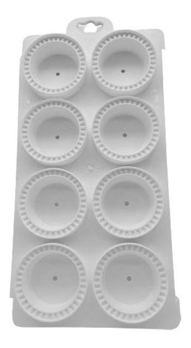 Plastic Sorrentino Mold Plate with 8 Slots for Production - Cooper 0