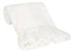 Lambs & Ivy Signature White Ruffled Lux Minky/jersey Chevron 2