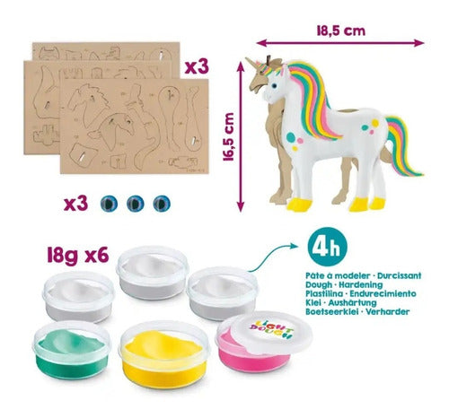 Set Masa Para Modelar Maped Creativ Fabrica De Unicornios 4