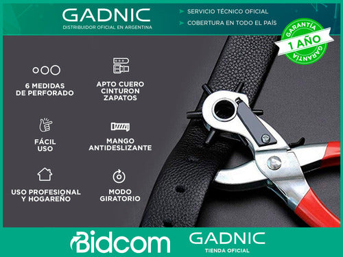 Gadnic Professional Rotating Punch Pliers 1