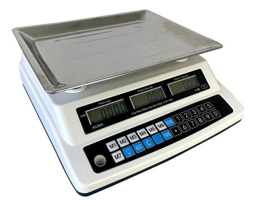 Kuma Digital Commercial Scale 30 Kgs with LATU Seal Included 0