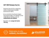Kit Barn Door for 1.8 Meters Glass Pampa Ruedamas 3