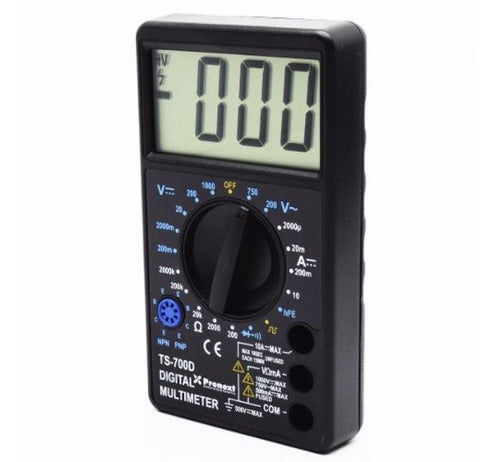 Pronext Tester Multimetro Digital Ts 700D Numeros Grandes 0