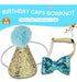 Fdit Cute Pet Cat Dog Birthday Caps Bowknot Elastic Bling 4