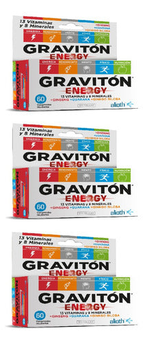 Alioth Pharma Gravitón Energy Combo X180 Comp Vitamins & Minerals 0