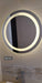 IBELED Round LED Bathroom Mirror Digital Smart Touch - 60cm 5