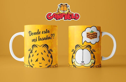 Kit Diseños Plantillas Tazas Garfield Sublimación M1 6