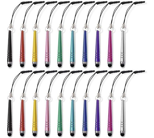 homEdge Mini Stylus Pen Set - 20 Pieces, 3.5mm Connector 0