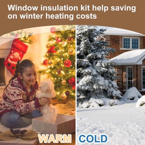 Jeyeou Window Insulation Kit for Heat and Cold 1.60m x 1.20m 6