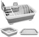 Crystal Rock Foldable Silicone Dish Drying Rack 2