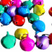 Set of 500 12mm Jingle Bells, Cat Design, for Crafting and Decor 2