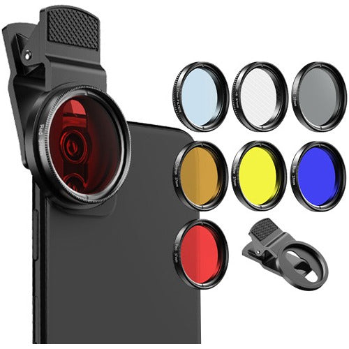 Kit Foto 7 Filtros Para Lentes Celular + Accesorios Nd Cpl 0