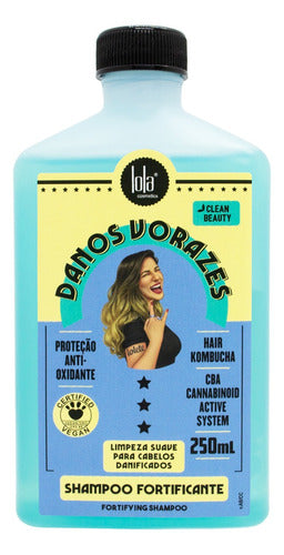 Lola Cosmetics Danos Vorazes Shampoo + Mascara + Leave In 3c 1