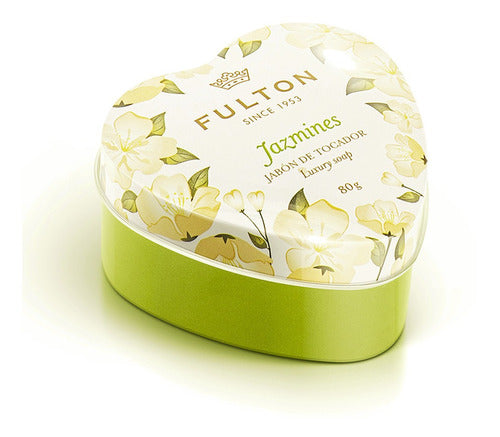 Fulton Jasmine Soap in Heart Tin x 3 Units 0