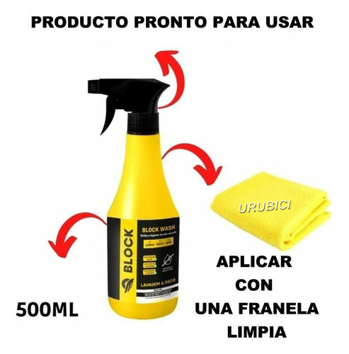 Block Liquido Para Lavar En Seco Bicicleta, Moto Auto 500ml 2