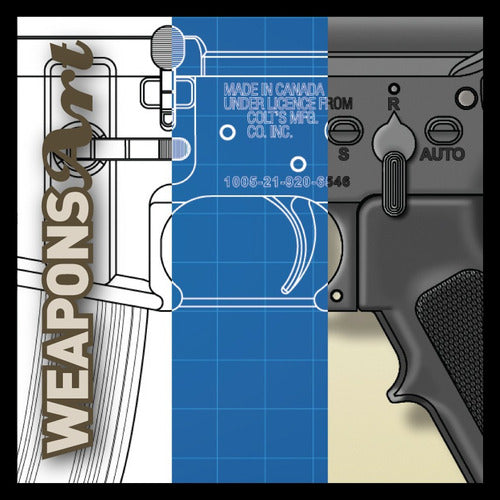 Lámina Impresa L119a1 Sfw - Weapons Art 2